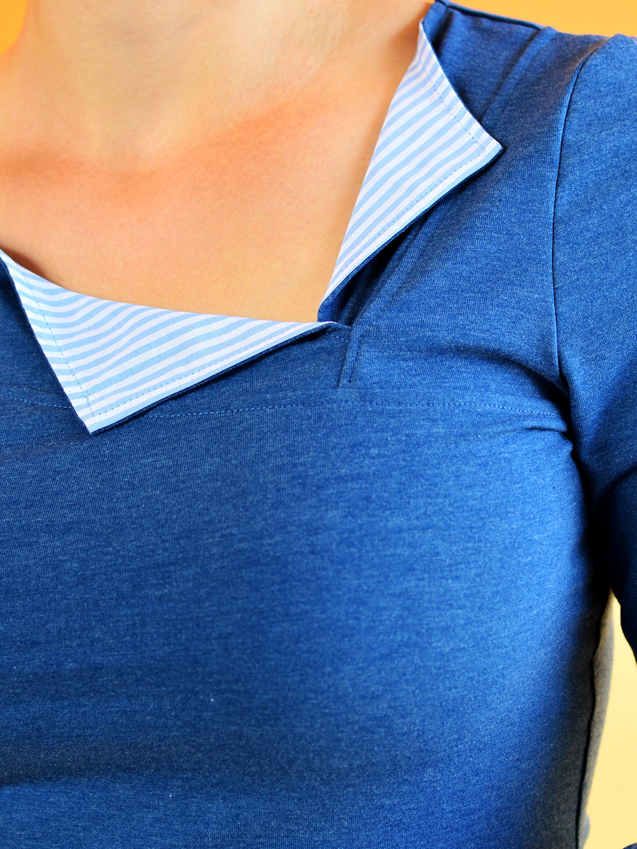 Jersey Shirt TATJANA blau Streifen von STADTKIND POTSDAM