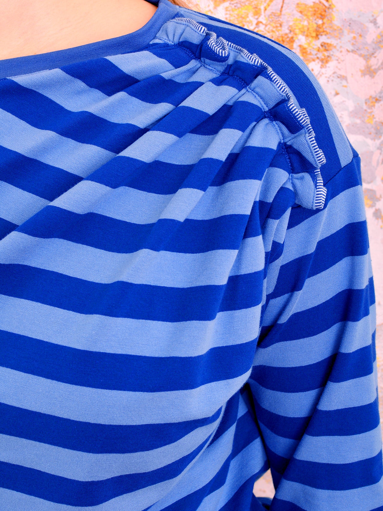 gestreiftes Sweatshirt UTA blau Pullover Streifen von STADTKIND POTSDAM