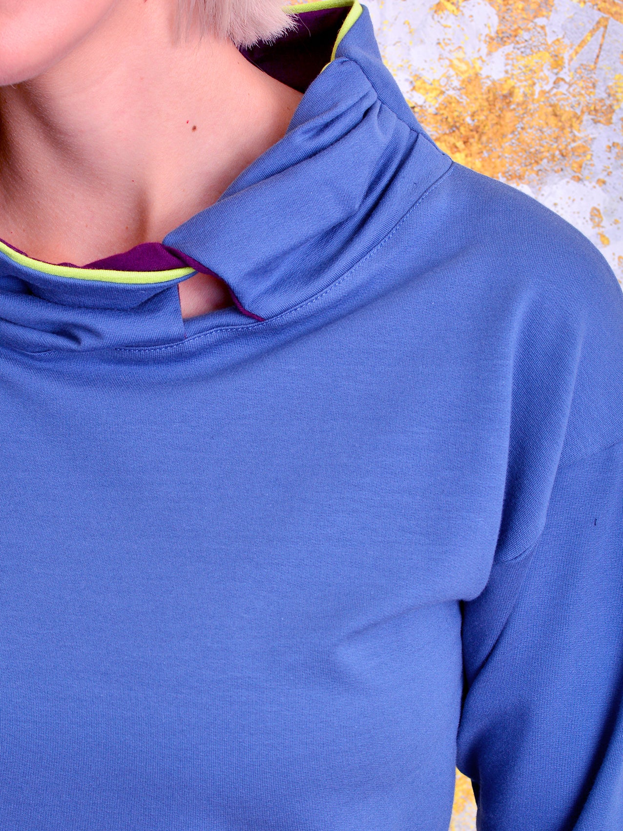 BESTSELLER - Sweatshirt HELGA blau Streifen